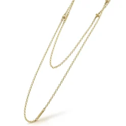 Sale 32 Inch Gold Caviar Chain Necklace Gold