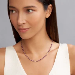 Shop Amethyst Beaded Necklace Chains