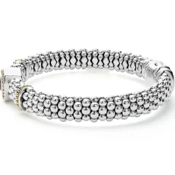 New Amethyst Caviar Bracelet | 9Mm Two-Tone