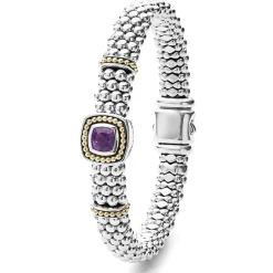 Outlet Amethyst Caviar Bracelet | 9Mm Gemstones