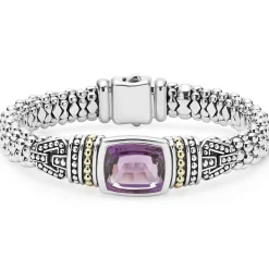 Outlet Amethyst Caviar Bracelet | 9Mm Gemstones