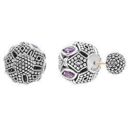 Best Sale Amethyst Earring Backs Silver