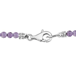 Fashion Amethyst Necklace Silver