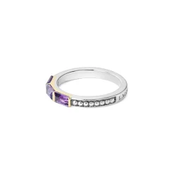 Flash Sale Amethyst Stacking Ring Gemstones
