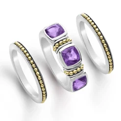 Shop Amethyst Stacking Rings Gemstones