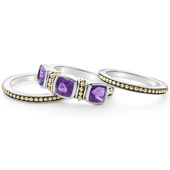 Sale Amethyst Stacking Rings Stacking Rings