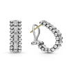 New Beaded Diamond Huggie Earrings Diamonds