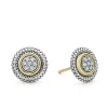 Discount Beaded Diamond Stud Earrings Caviar Earrings