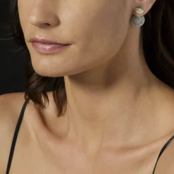 Discount Beaded Diamond Stud Earrings Caviar Earrings