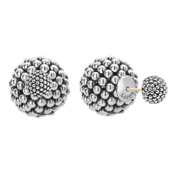 Clearance Beaded Earring Backs Silver