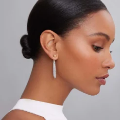 Outlet Beaded 18K Gold Stud Earrings Gold