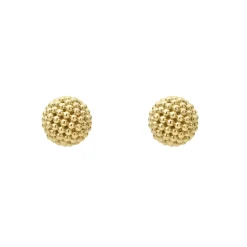Discount Beaded 18K Gold Stud Earrings Caviar Earrings
