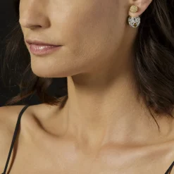 Cheap Beaded 18K Gold Stud Earrings Stud Earrings