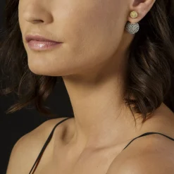 Cheap Beaded 18K Gold Stud Earrings Stud Earrings