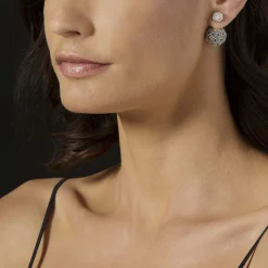 Cheap Beaded Silver Stud Earrings Stud Earrings