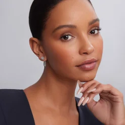 Best Sale Beaded Silver Stud Earrings Caviar Earrings