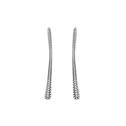 Discount Beaded Thin Drop Earrings Caviar Earrings