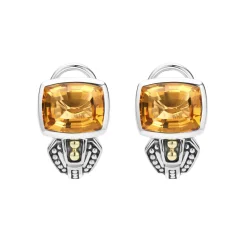 Sale Bezel-Set Citrine Earrings Gemstones