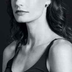 Cheap Bezel-Set White Topaz Stud Earrings Gemstones