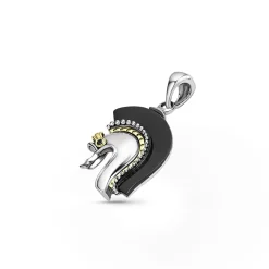 Flash Sale Black Agate Helmet Amulet Amulets