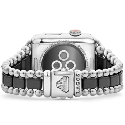 Outlet Black Ceramic And Stainless Steel Watch Bracelet-42-49Mm Watch Bands