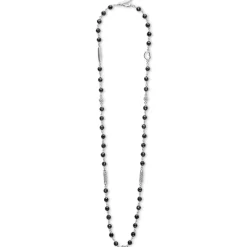 Clearance Black Ceramic Beaded Necklace Chains