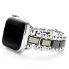 Shop Black Ceramic Half Diamond Watch Bracelet-38-45Mm Watch Bracelets
