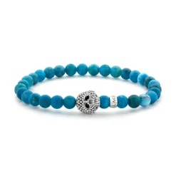Online Blue Apatite Skull Bracelet Gemstones