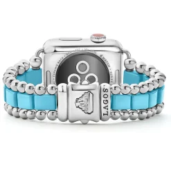 Best Blue Ceramic And Stainless Steel Watch Bracelet-38-45Mm Watch Bracelets