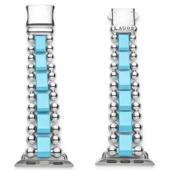 Best Blue Ceramic And Stainless Steel Watch Bracelet-38-45Mm Watch Bracelets