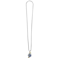 Outlet Blue Sapphire And Diamond Seahorse Pendant Necklace Gemstones