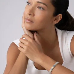 Online Blue Sapphire Caviar Bracelet | 9Mm Gemstones