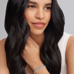 Hot Blue Sapphire Link Bracelet Link Bracelets