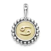Discount Cancer Zodiac Charm Two-Tone