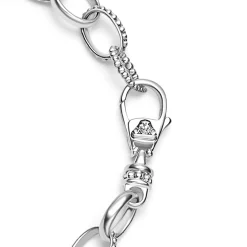 Outlet Caviar Bead Link Bracelet Silver