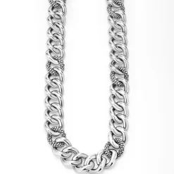 Outlet Caviar Beaded Chain Necklace | 12Mm Necklaces & Chains