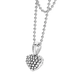 Fashion Caviar Beaded Heart Pendant Necklace Pendant Necklaces