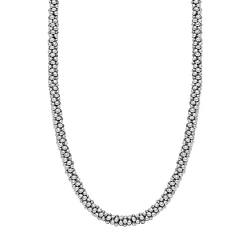 Flash Sale Caviar Beaded Necklace | 3Mm Silver