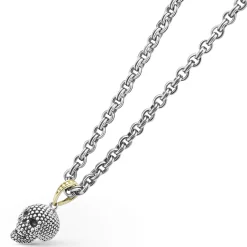 Best Caviar Beaded Skull Amulet Necklace Amulets