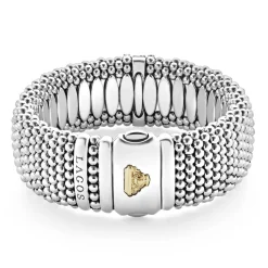 Clearance Caviar Diamond Bracelet | 23Mm Two-Tone