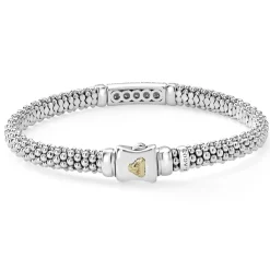 Best Sale Caviar Diamond Bracelet | 6Mm Two-Tone