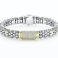 Cheap Caviar Diamond Bracelet | 9Mm Two-Tone