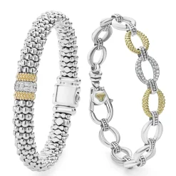 Online Caviar Lux Two-Tone Diamond Gift Set Two-Tone