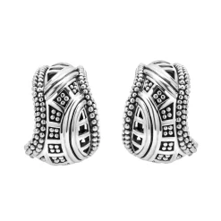 Flash Sale Caviar Omega Clip Earrings Caviar Earrings