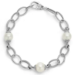 Clearance Caviar Pearl Link Bracelet Pearl