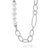 Fashion Caviar Pearl Link Necklace Long Necklaces