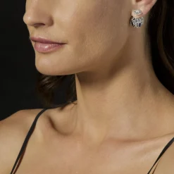 Sale Caviar Square Diamond Stud Earrings Caviar Earrings