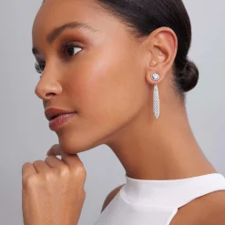 Sale Caviar Square Diamond Stud Earrings Caviar Earrings