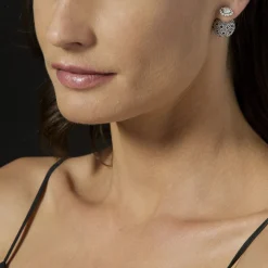 Sale Caviar Square Diamond Stud Earrings Caviar Earrings