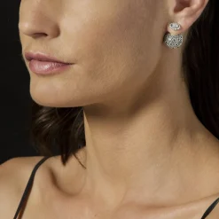 Sale Caviar Square Diamond Stud Earrings Caviar Earrings